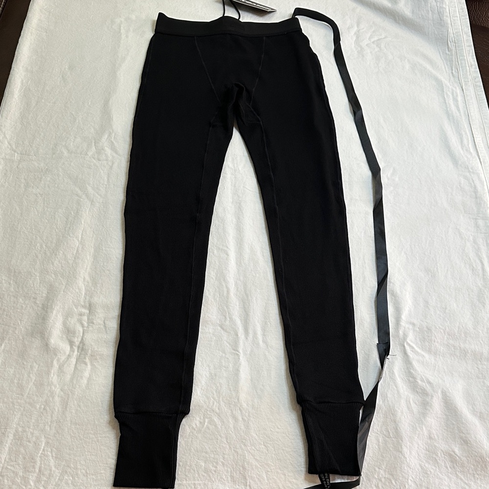 Waydamin Women’s Ribbed Jogger Leggings Size S